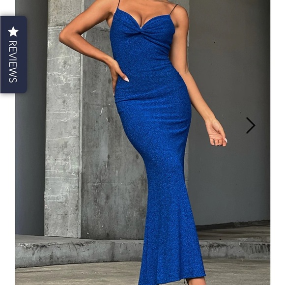 Royal blue maxi/long gown - Picture 1 of 2